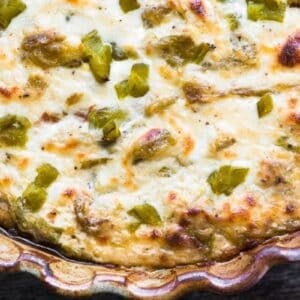 A dish of Hatch chile dip.