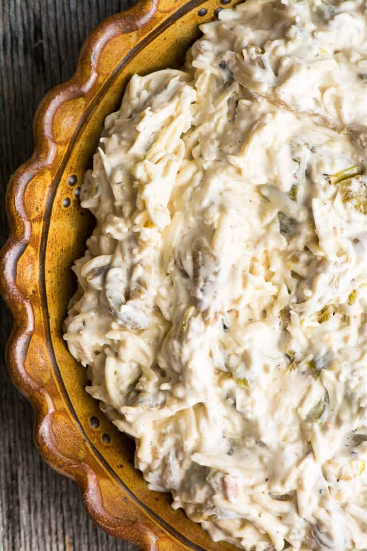 Hatch green chile dip ready to bake,.