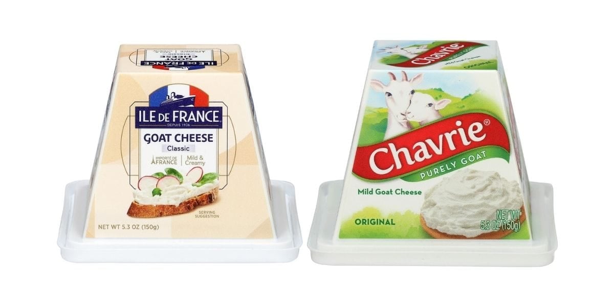 creamy goat cheese for tomato and beet salad.