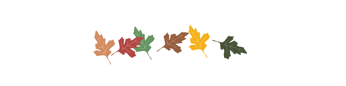 fall leaf art divider