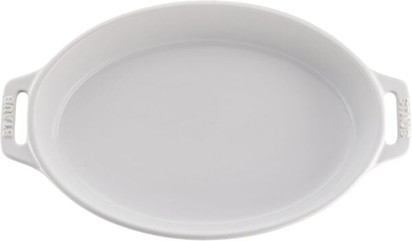 staub oval baker for pudding cake.
