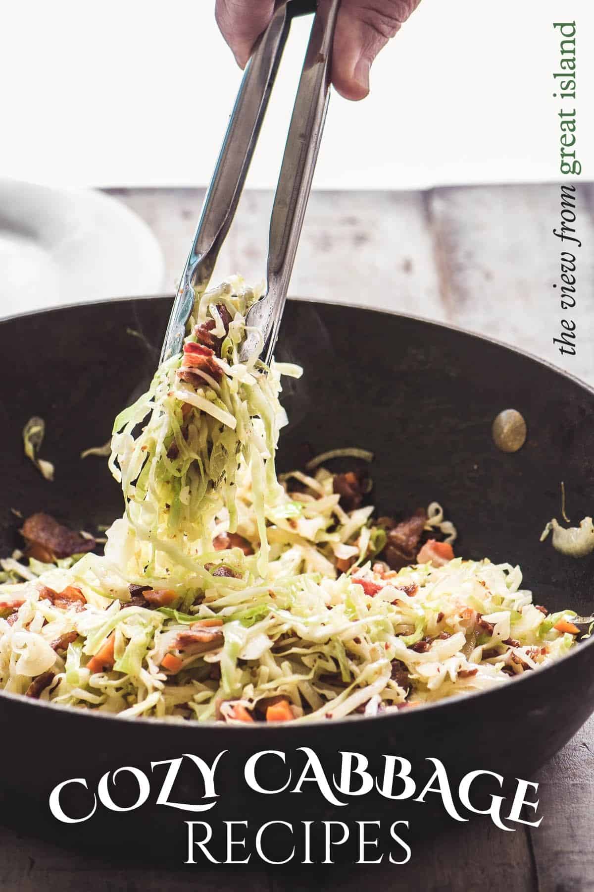 cabbage recipes pin.
