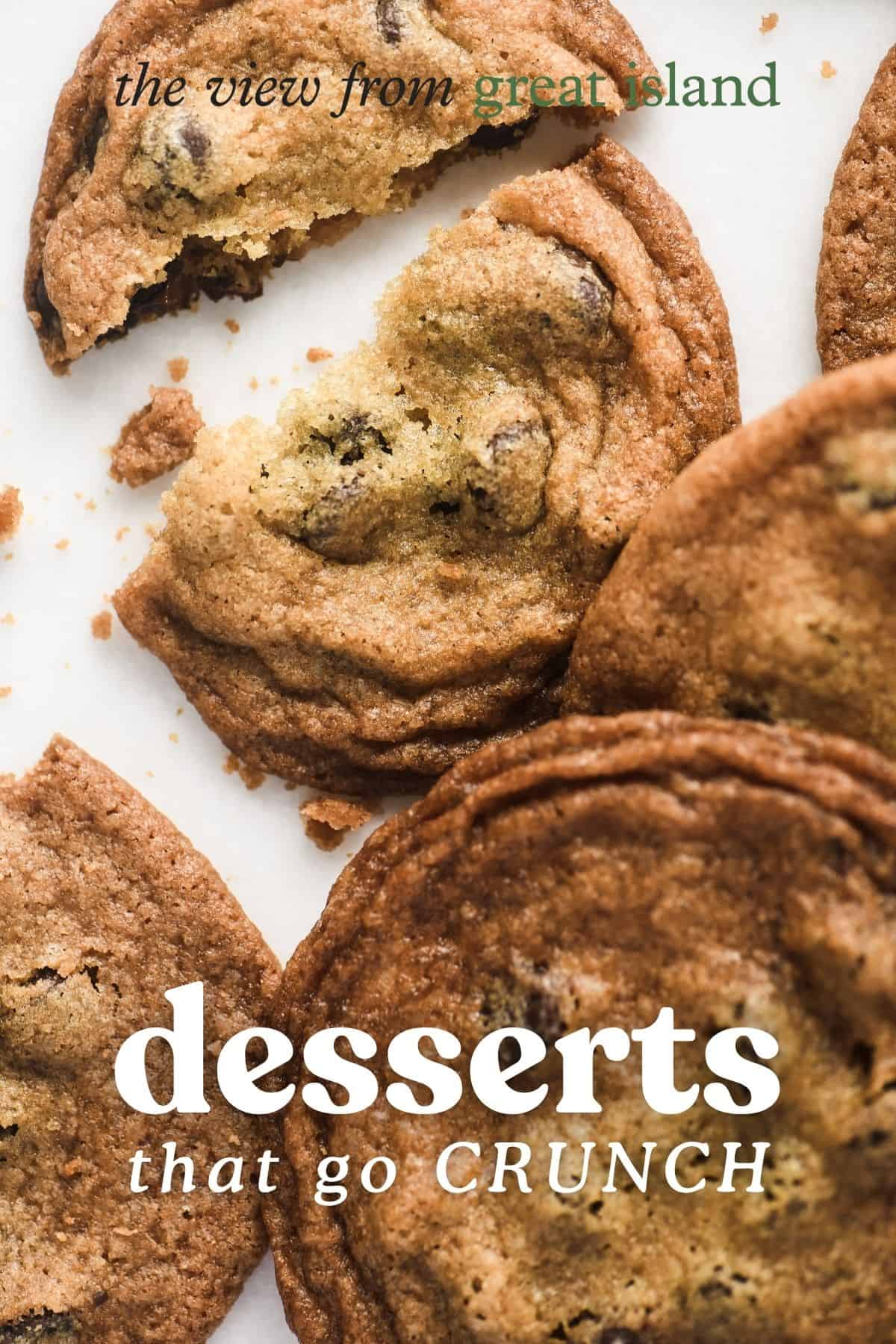 crunchy desserts pin.